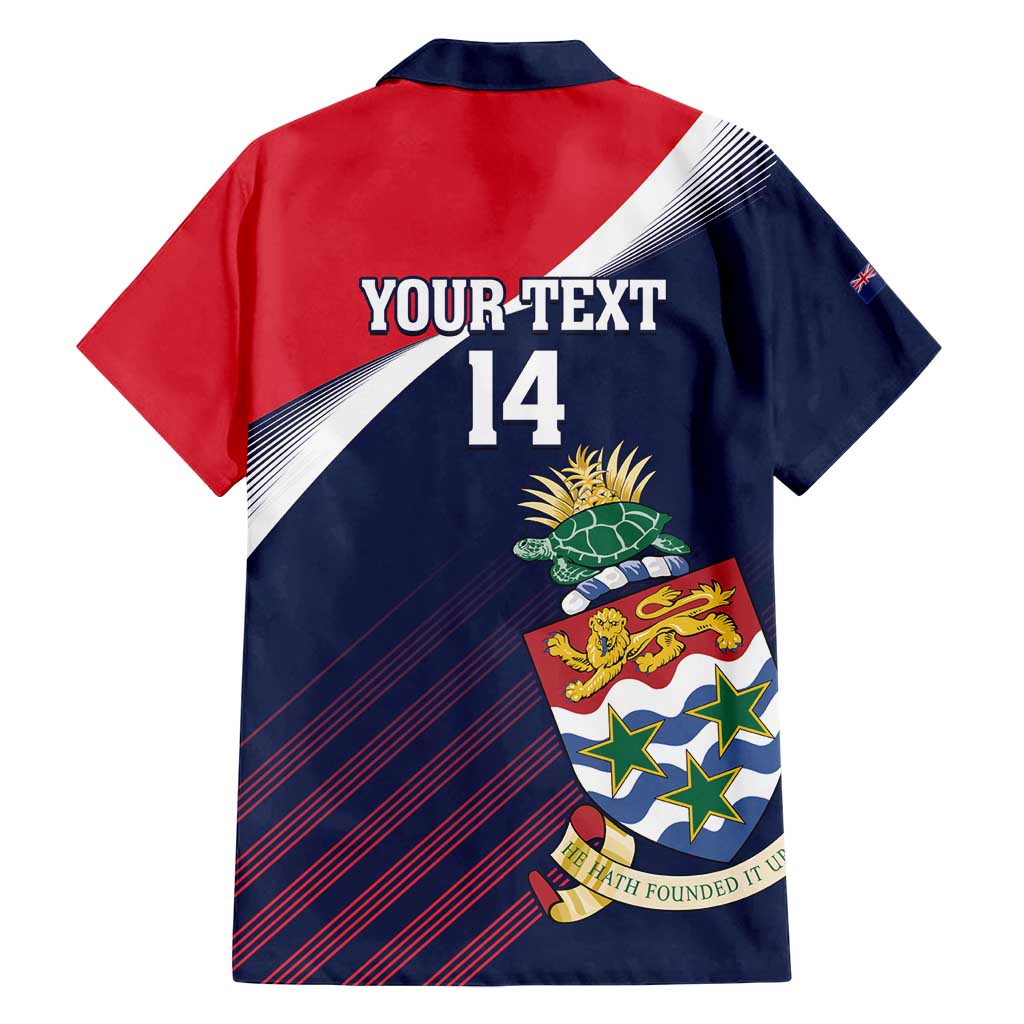 Custom Cayman Islands Cricket Family Matching Off Shoulder Maxi Dress and Hawaiian Shirt 2025 Sporty Style