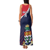 Custom Cayman Islands Cricket Family Matching Tank Maxi Dress and Hawaiian Shirt 2025 Sporty Style