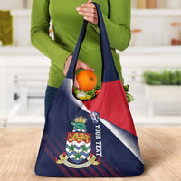 Custom Cayman Islands Cricket Grocery Bag 2025 Sporty Style