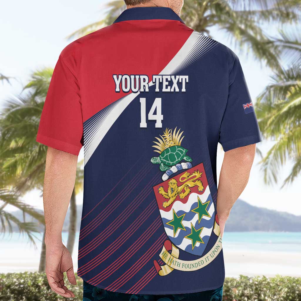 Custom Cayman Islands Cricket Hawaiian Shirt 2025 Sporty Style