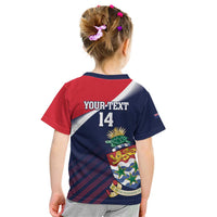 Custom Cayman Islands Cricket Kid T Shirt 2025 Sporty Style