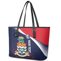 Custom Cayman Islands Cricket Leather Tote Bag 2025 Sporty Style