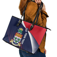 Custom Cayman Islands Cricket Leather Tote Bag 2025 Sporty Style