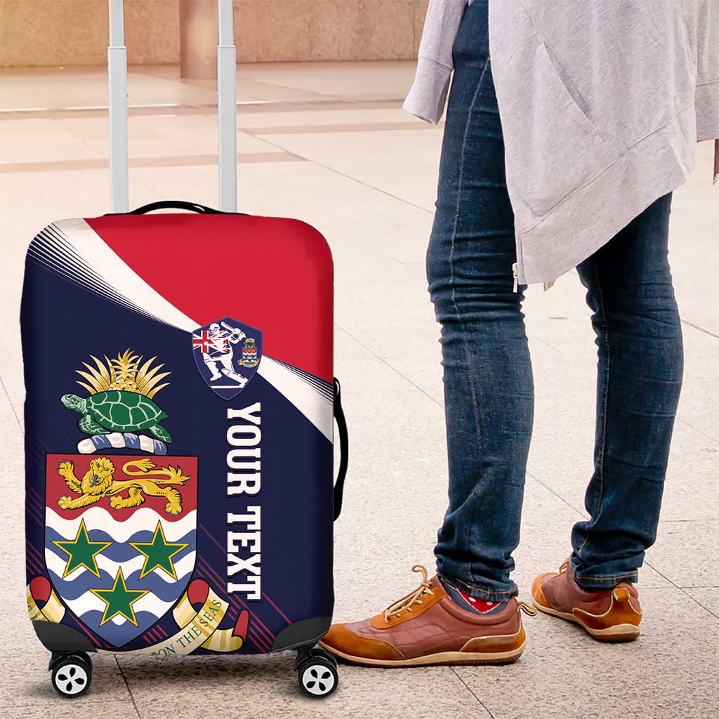 Custom Cayman Islands Cricket Luggage Cover 2025 Sporty Style