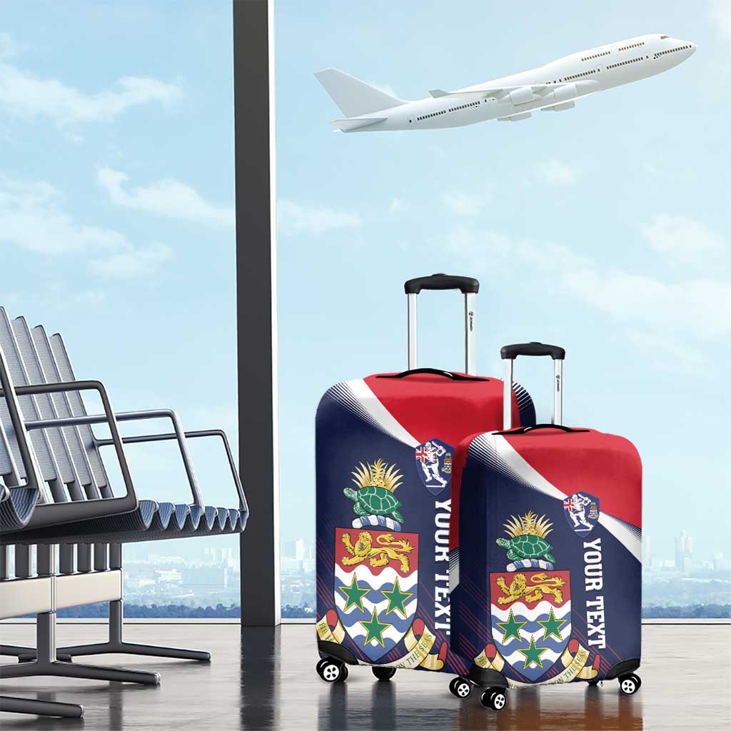 Custom Cayman Islands Cricket Luggage Cover 2025 Sporty Style