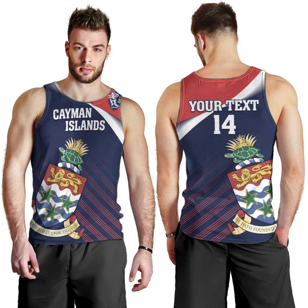Custom Cayman Islands Cricket Men Tank Top 2025 Sporty Style