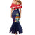 Custom Cayman Islands Cricket Mermaid Dress 2025 Sporty Style