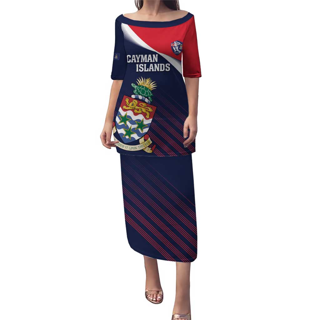 Custom Cayman Islands Cricket Puletasi 2025 Sporty Style