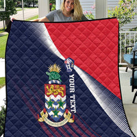 Custom Cayman Islands Cricket Quilt 2025 Sporty Style