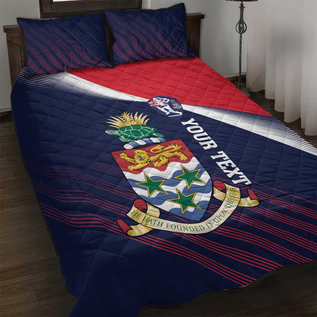Custom Cayman Islands Cricket Quilt Bed Set 2025 Sporty Style