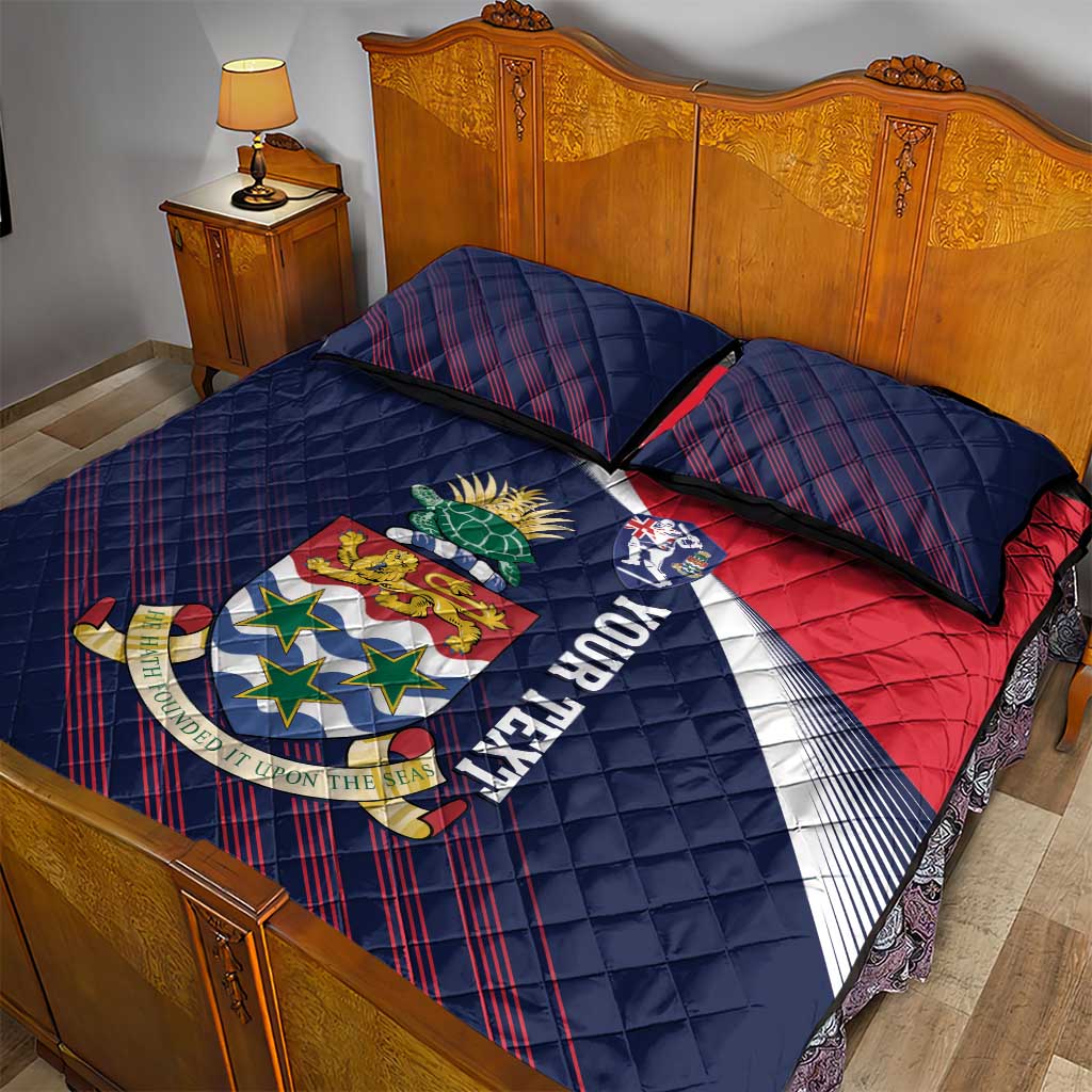 Custom Cayman Islands Cricket Quilt Bed Set 2025 Sporty Style