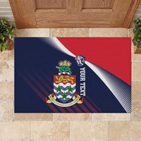 Custom Cayman Islands Cricket Rubber Doormat 2025 Sporty Style