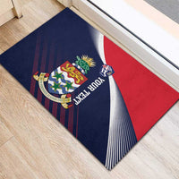 Custom Cayman Islands Cricket Rubber Doormat 2025 Sporty Style
