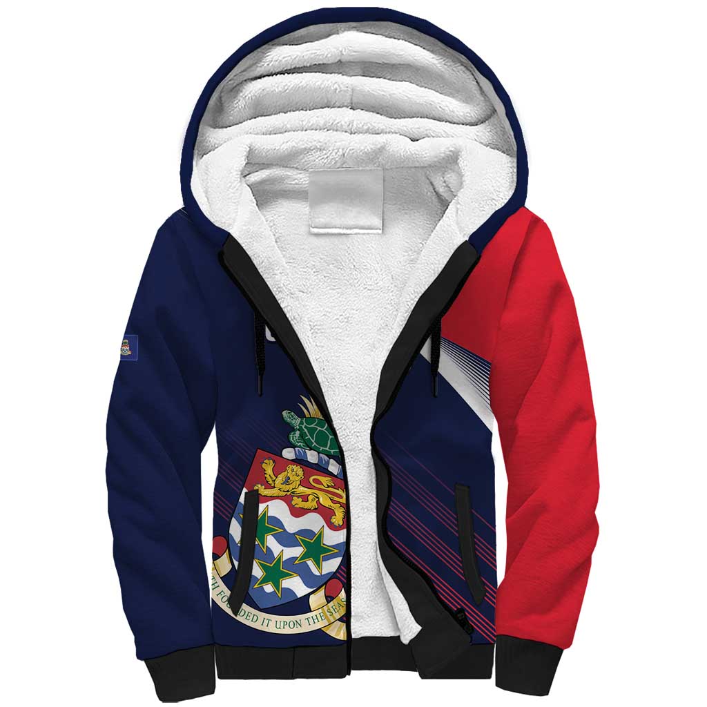 Custom Cayman Islands Cricket Sherpa Hoodie 2025 Sporty Style