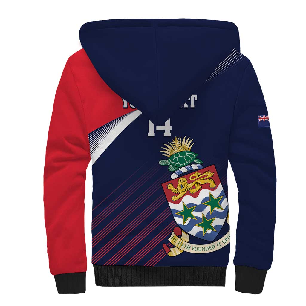 Custom Cayman Islands Cricket Sherpa Hoodie 2025 Sporty Style