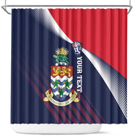 Custom Cayman Islands Cricket Shower Curtain 2025 Sporty Style