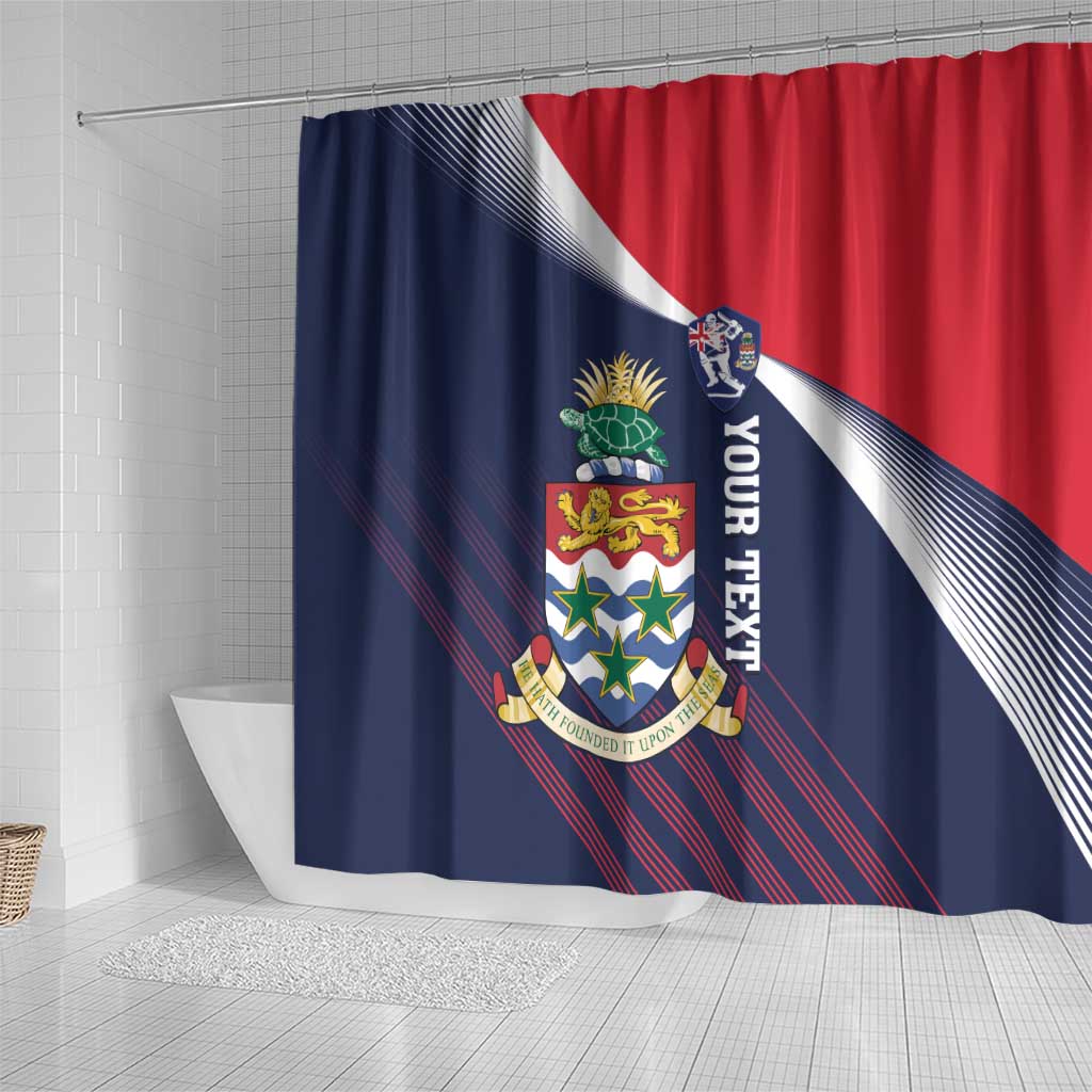 Custom Cayman Islands Cricket Shower Curtain 2025 Sporty Style