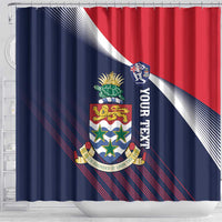 Custom Cayman Islands Cricket Shower Curtain 2025 Sporty Style