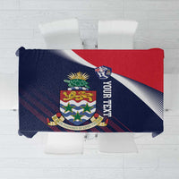 Custom Cayman Islands Cricket Tablecloth 2025 Sporty Style