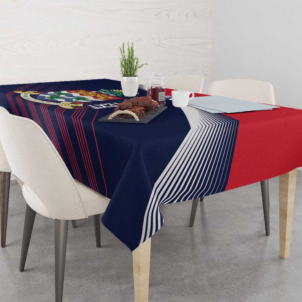 Custom Cayman Islands Cricket Tablecloth 2025 Sporty Style