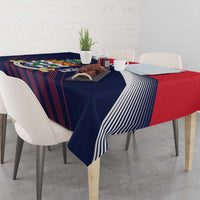 Custom Cayman Islands Cricket Tablecloth 2025 Sporty Style