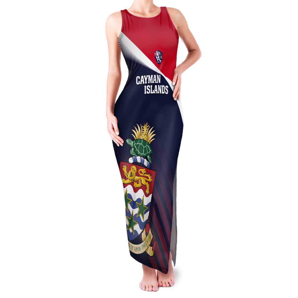 Custom Cayman Islands Cricket Tank Maxi Dress 2025 Sporty Style