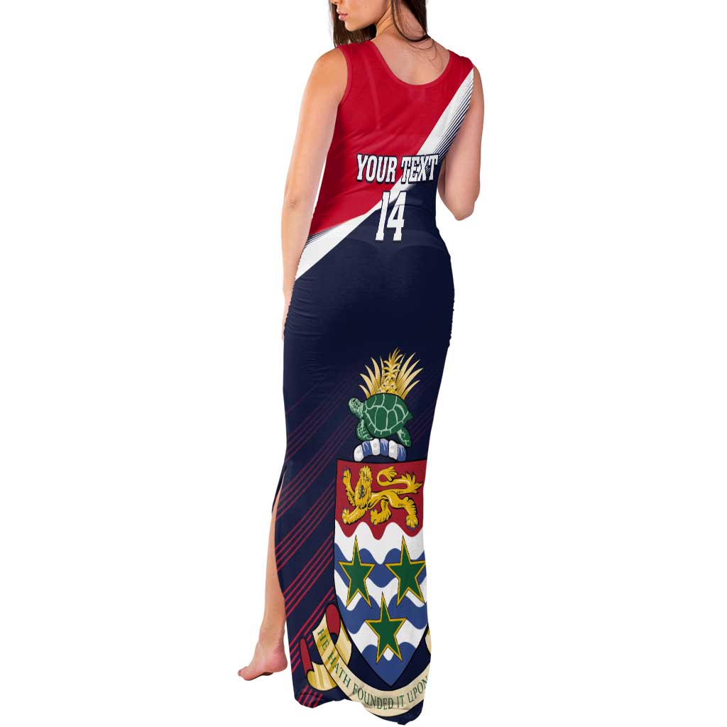Custom Cayman Islands Cricket Tank Maxi Dress 2025 Sporty Style