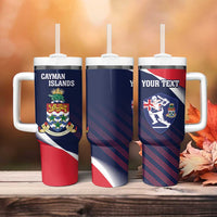 Custom Cayman Islands Cricket Tumbler With Handle 2025 Sporty Style