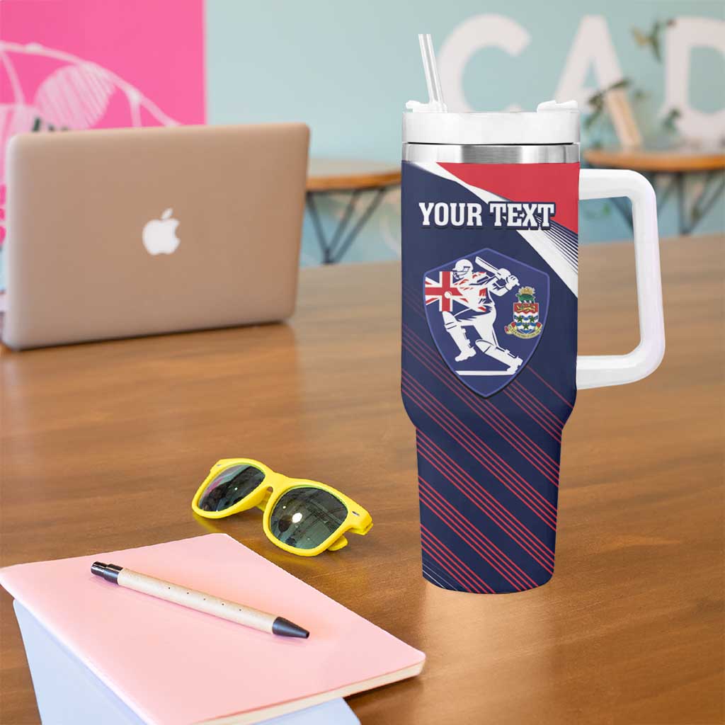 Custom Cayman Islands Cricket Tumbler With Handle 2025 Sporty Style