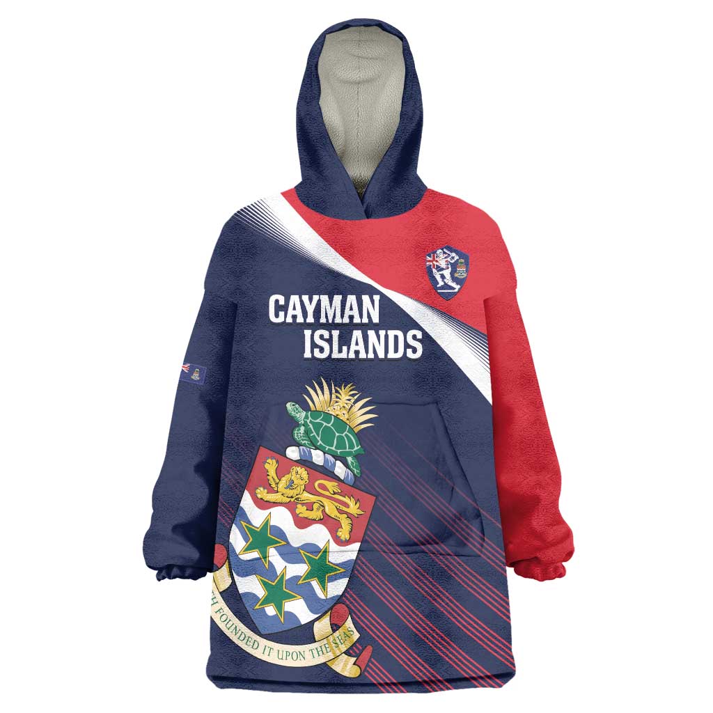 Custom Cayman Islands Cricket Wearable Blanket Hoodie 2025 Sporty Style