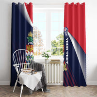 Custom Cayman Islands Cricket Window Curtain 2025 Sporty Style