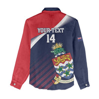 Custom Cayman Islands Cricket Women Casual Shirt 2025 Sporty Style