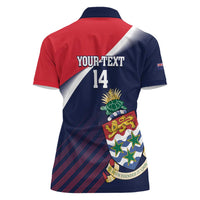 Custom Cayman Islands Cricket Women Polo Shirt 2025 Sporty Style