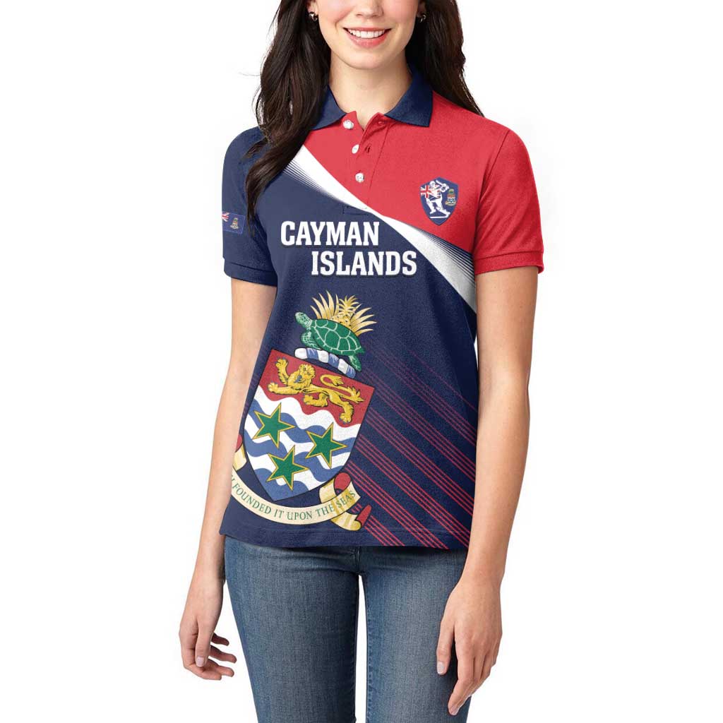 Custom Cayman Islands Cricket Women Polo Shirt 2025 Sporty Style