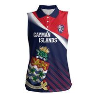 Custom Cayman Islands Cricket Women Sleeveless Polo Shirt 2025 Sporty Style