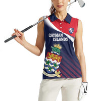 Custom Cayman Islands Cricket Women Sleeveless Polo Shirt 2025 Sporty Style