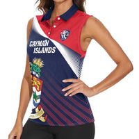 Custom Cayman Islands Cricket Women Sleeveless Polo Shirt 2025 Sporty Style
