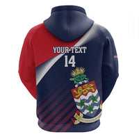 Custom Cayman Islands Cricket Zip Hoodie 2025 Sporty Style