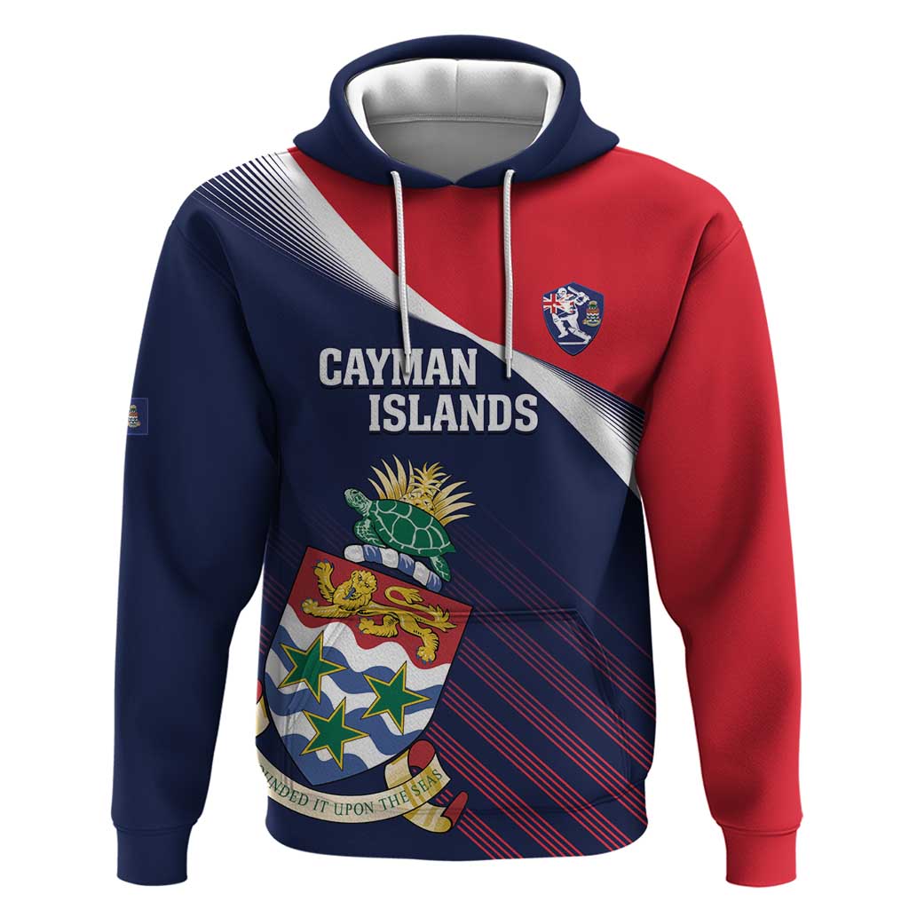 Custom Cayman Islands Cricket Zip Hoodie 2025 Sporty Style