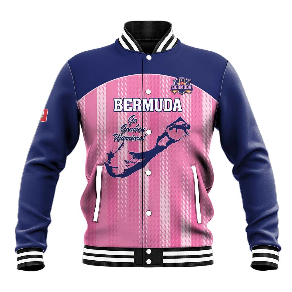 Custom Bermuda Cricket Baseball Jacket Go Gombey Warriors