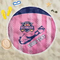 Custom Bermuda Cricket Beach Blanket Go Gombey Warriors