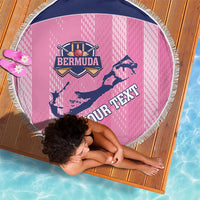Custom Bermuda Cricket Beach Blanket Go Gombey Warriors
