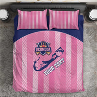 Custom Bermuda Cricket Bedding Set Go Gombey Warriors
