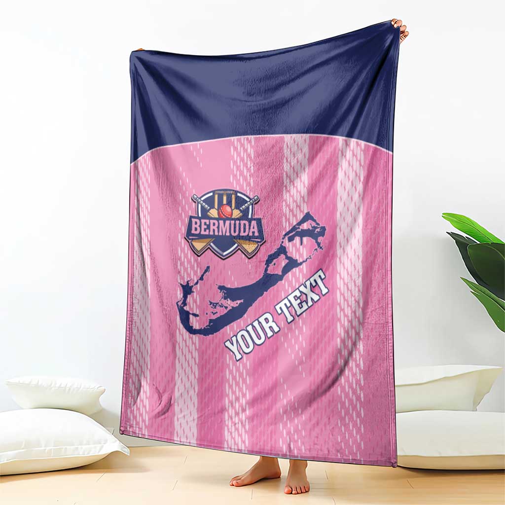 Custom Bermuda Cricket Blanket Go Gombey Warriors
