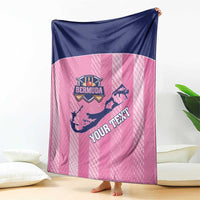 Custom Bermuda Cricket Blanket Go Gombey Warriors