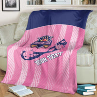 Custom Bermuda Cricket Blanket Go Gombey Warriors
