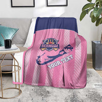 Custom Bermuda Cricket Blanket Go Gombey Warriors