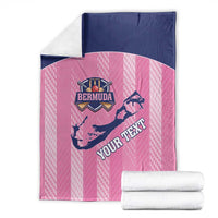 Custom Bermuda Cricket Blanket Go Gombey Warriors