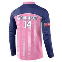 Custom Bermuda Cricket Button Sweatshirt Go Gombey Warriors