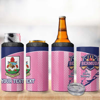 Custom Bermuda Cricket 4 in 1 Can Cooler Tumbler Go Gombey Warriors